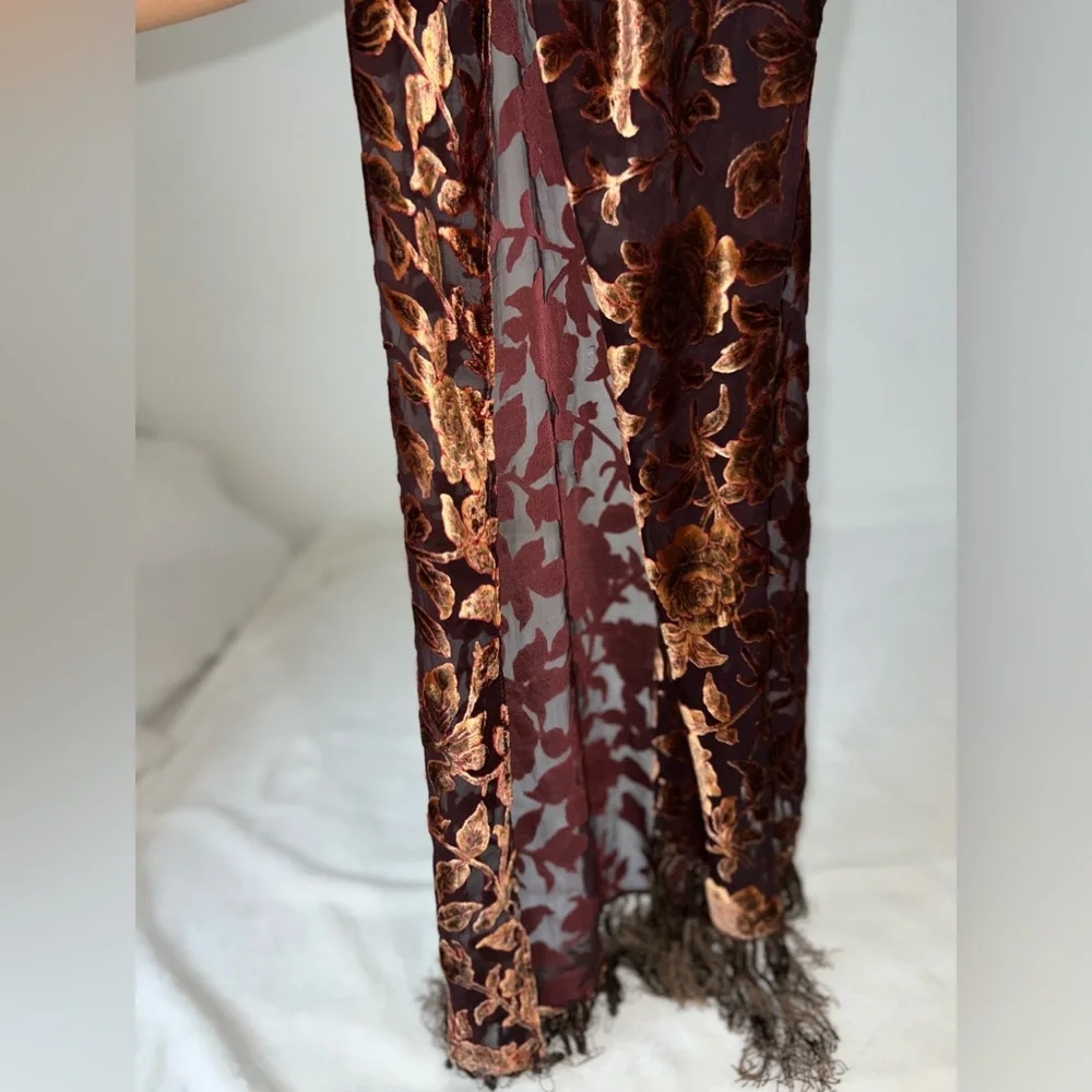 See-through floral scarf/wrap - Picture 7 of 9